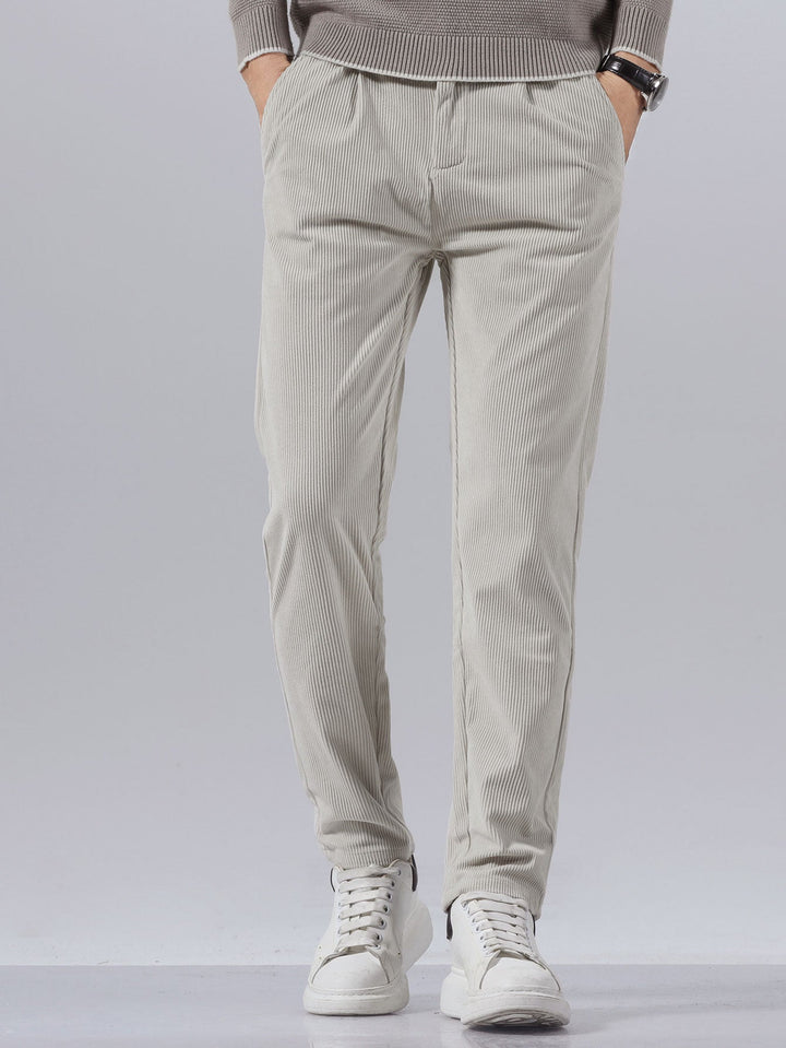 Slim Fit Corduroy Broek