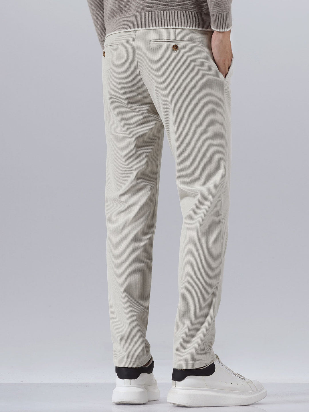 Slim Fit Corduroy Broek