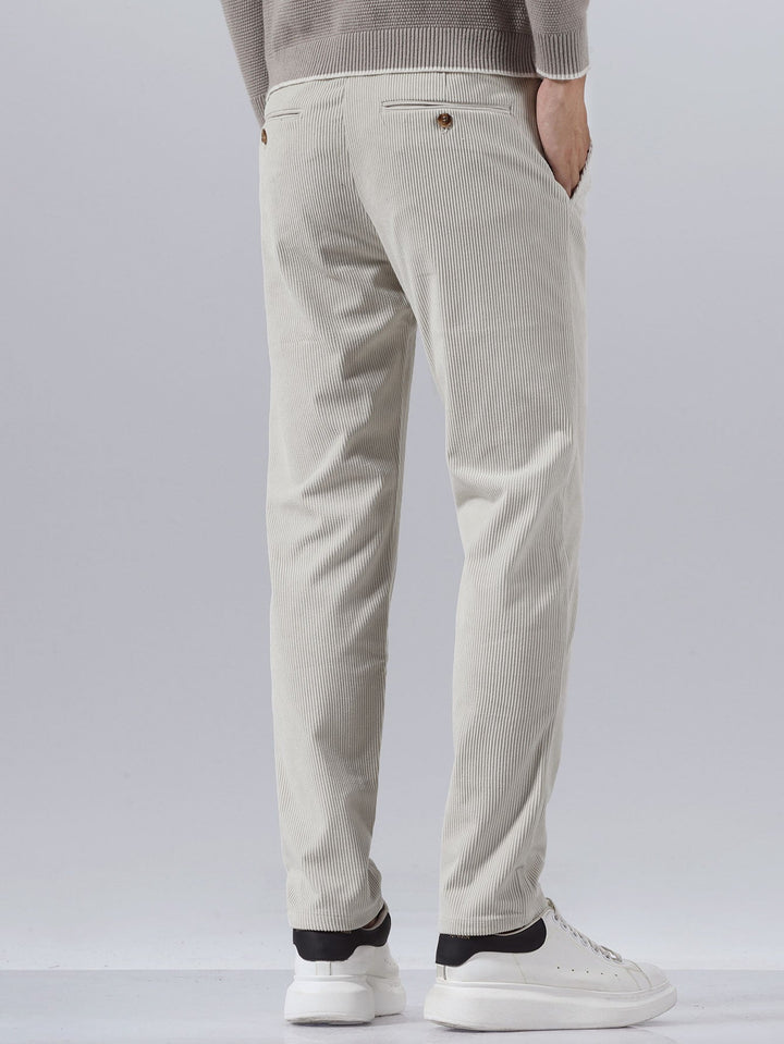 Slim Fit Corduroy Broek