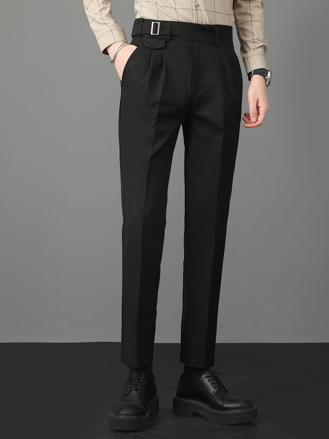 Slim Fit taps toelopende broek