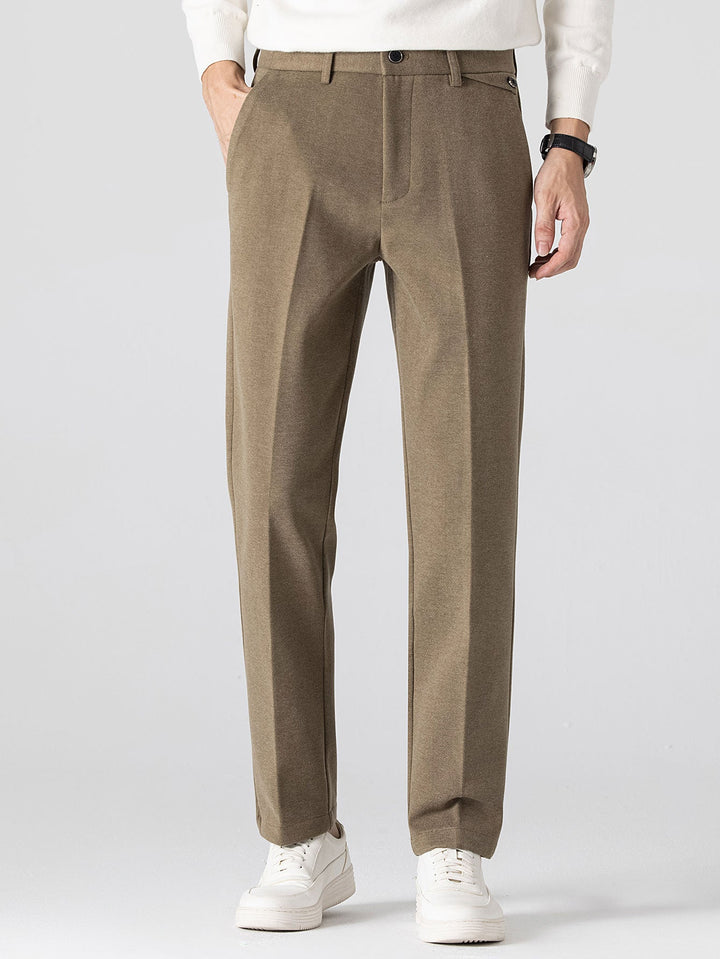 Wolachtige rechte pijpen broek