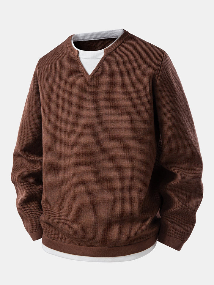 2 In 1 V-Neck Sweater