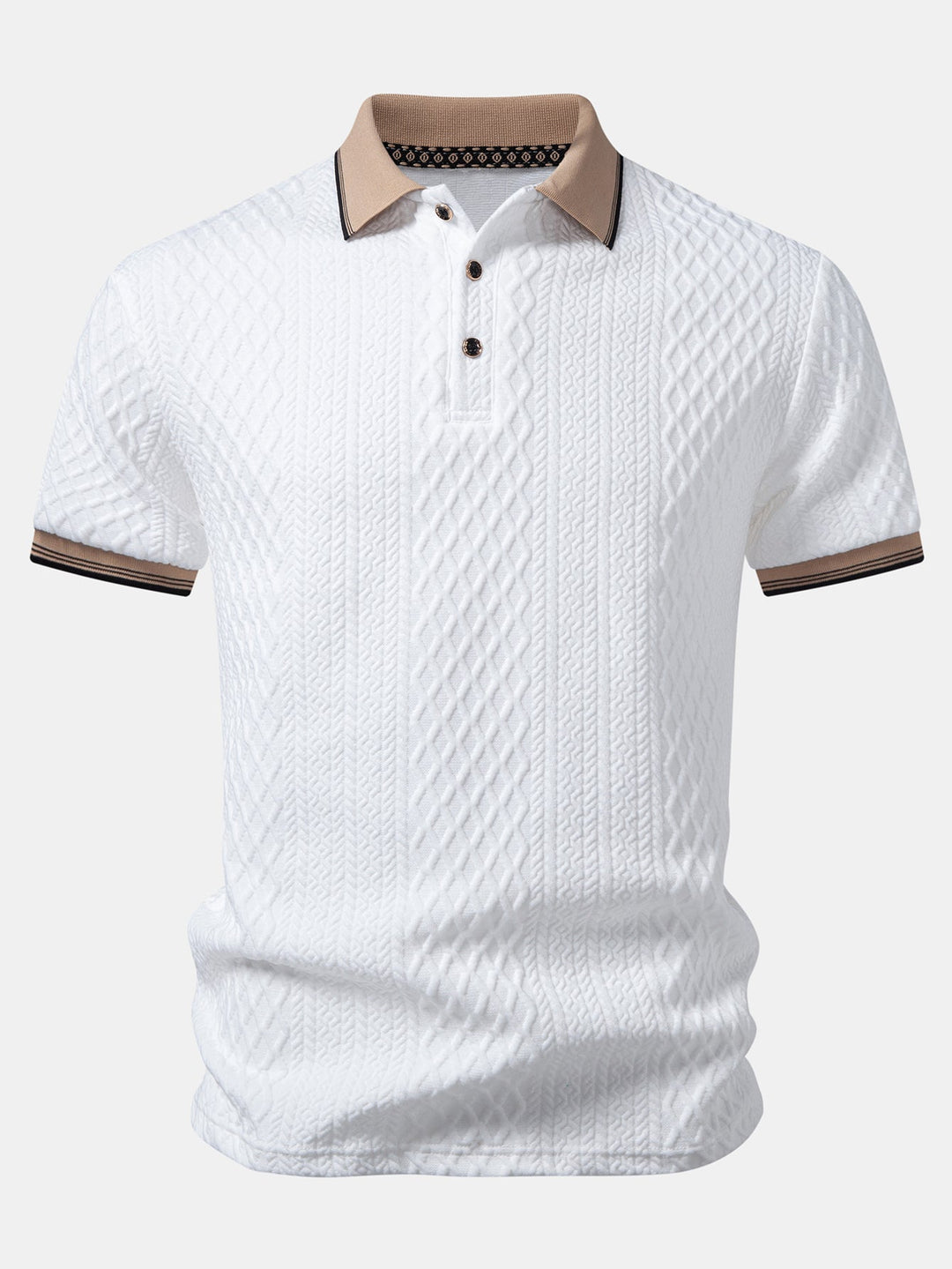 Geometry Jacquard Polo