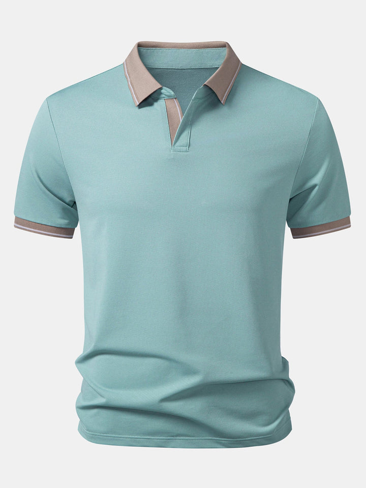 Contrast Johnny Collar Polo