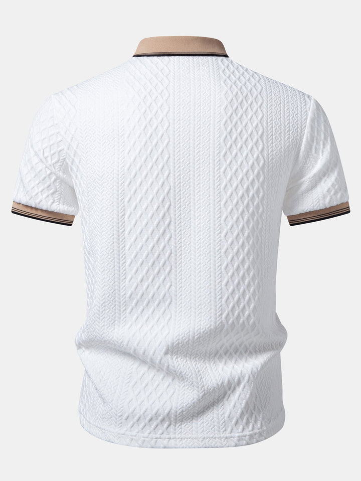 Geometry Jacquard Polo