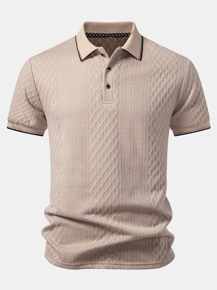 Geometry Jacquard Polo