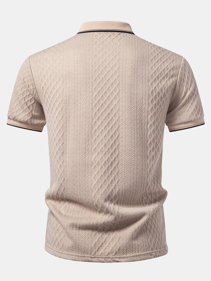 Geometry Jacquard Polo