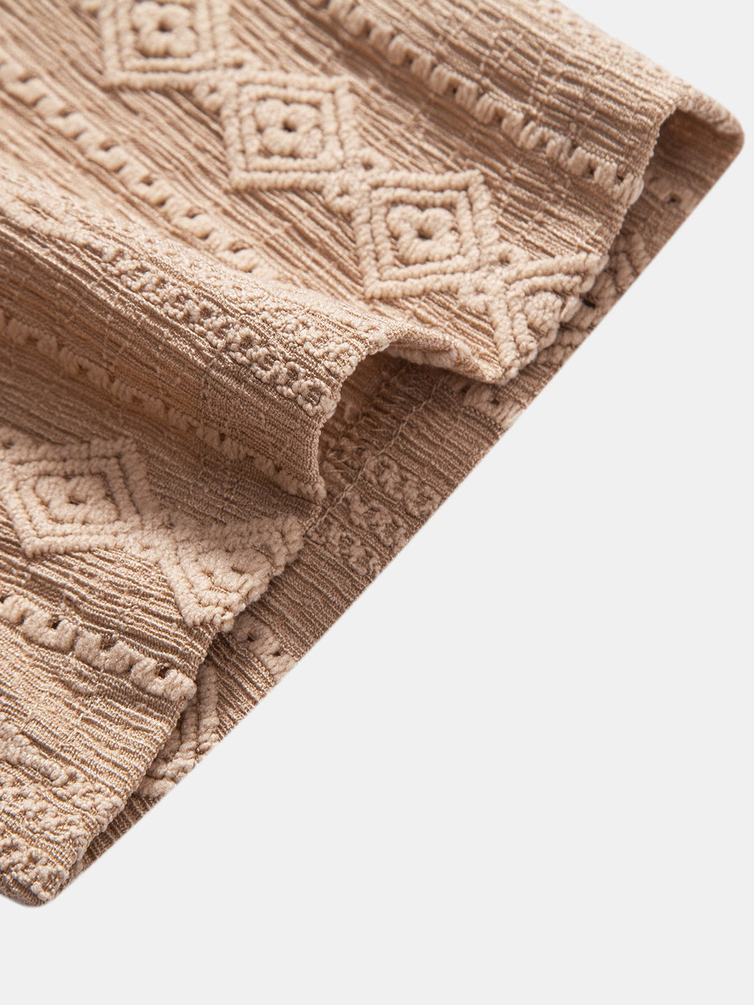 Geometric Jacquard Polo