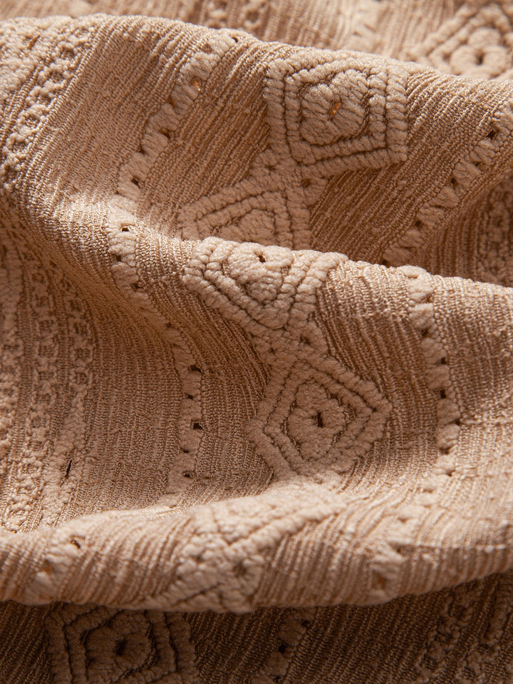 Geometric Jacquard Polo