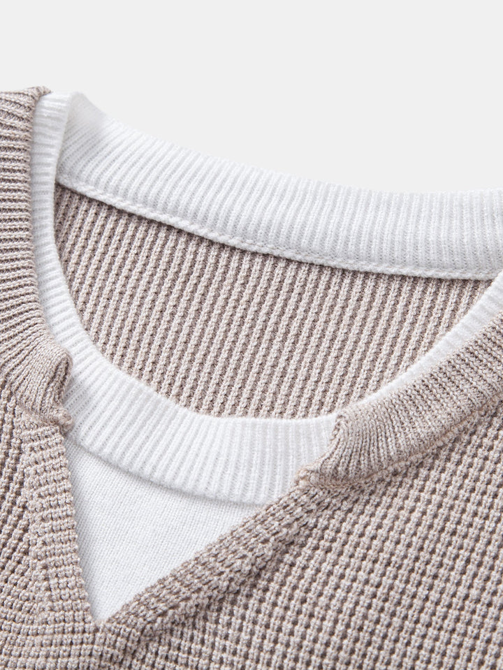 2 In 1 V-Neck Sweater