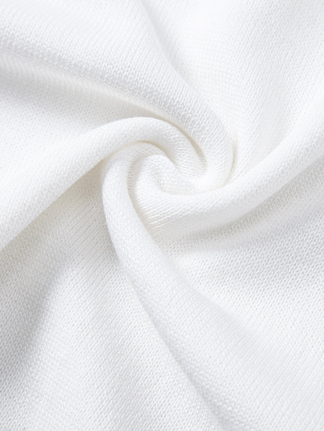 Contrast Trim Twisted Jacquard Knit Polo