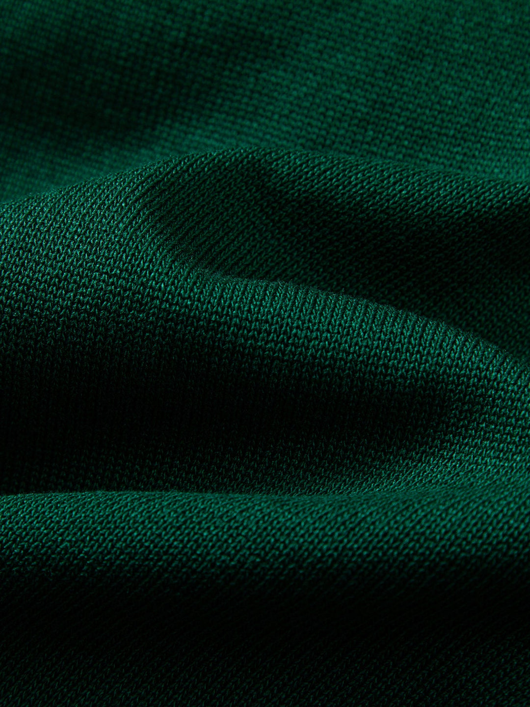 Contrast Trim Twisted Jacquard Knit Polo