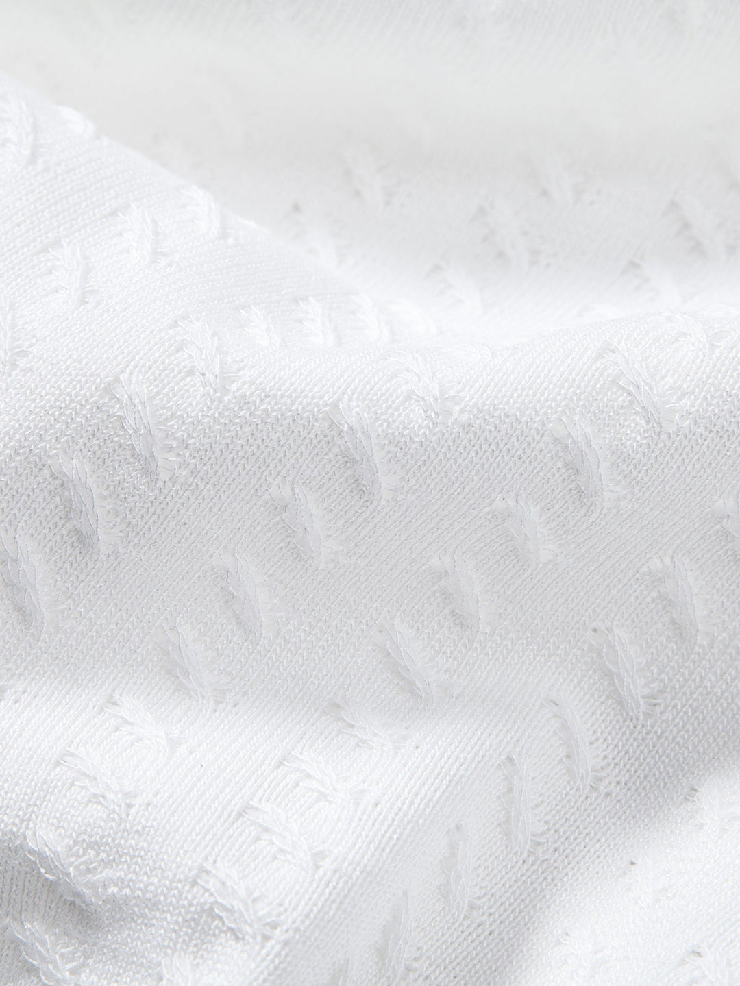 Contrast Trim Textured Johnny Collar Knit Polo