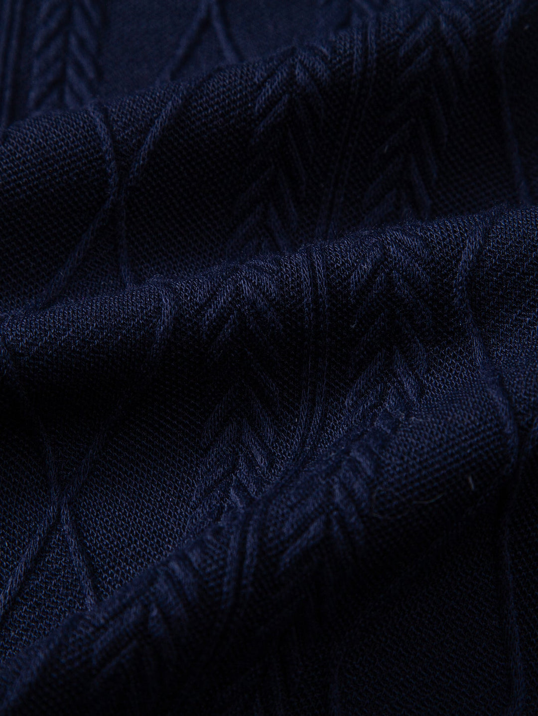 Contrast Geometry Jacquard Knit Polo & Slim Fit Tapered Trousers