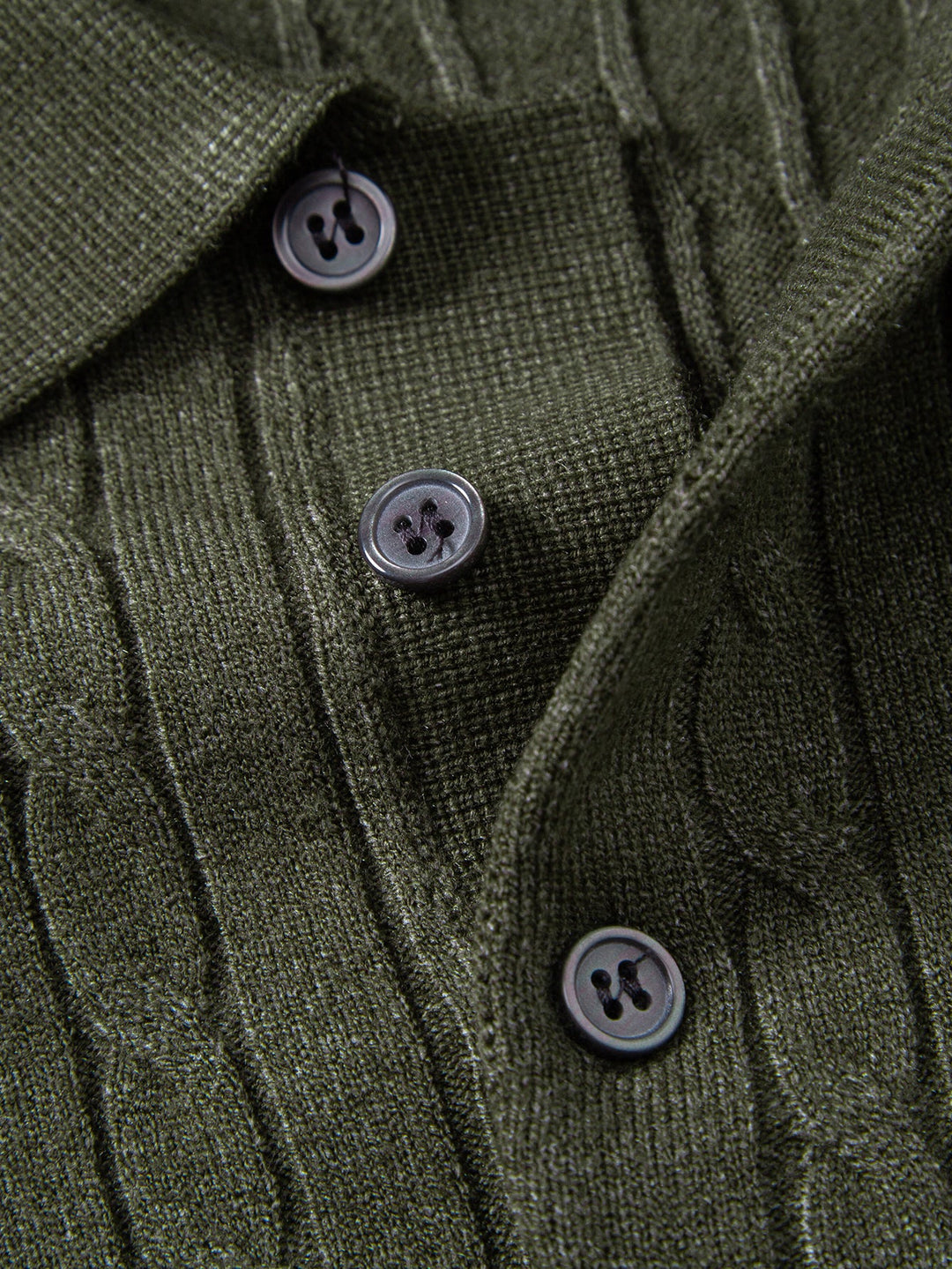 Twisted Jacquard Knit Polo