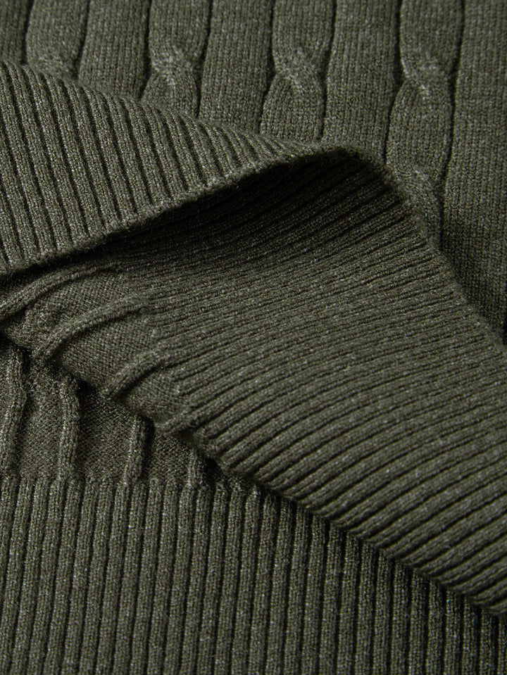 Twisted Jacquard Knit Polo