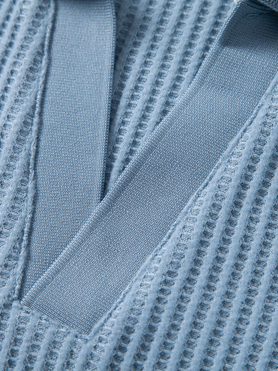 Waffle Johnny Collar Polo With Pocket