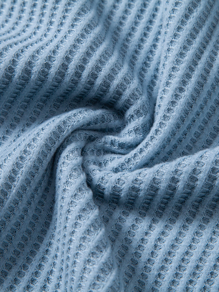 Waffle Johnny Collar Polo With Pocket