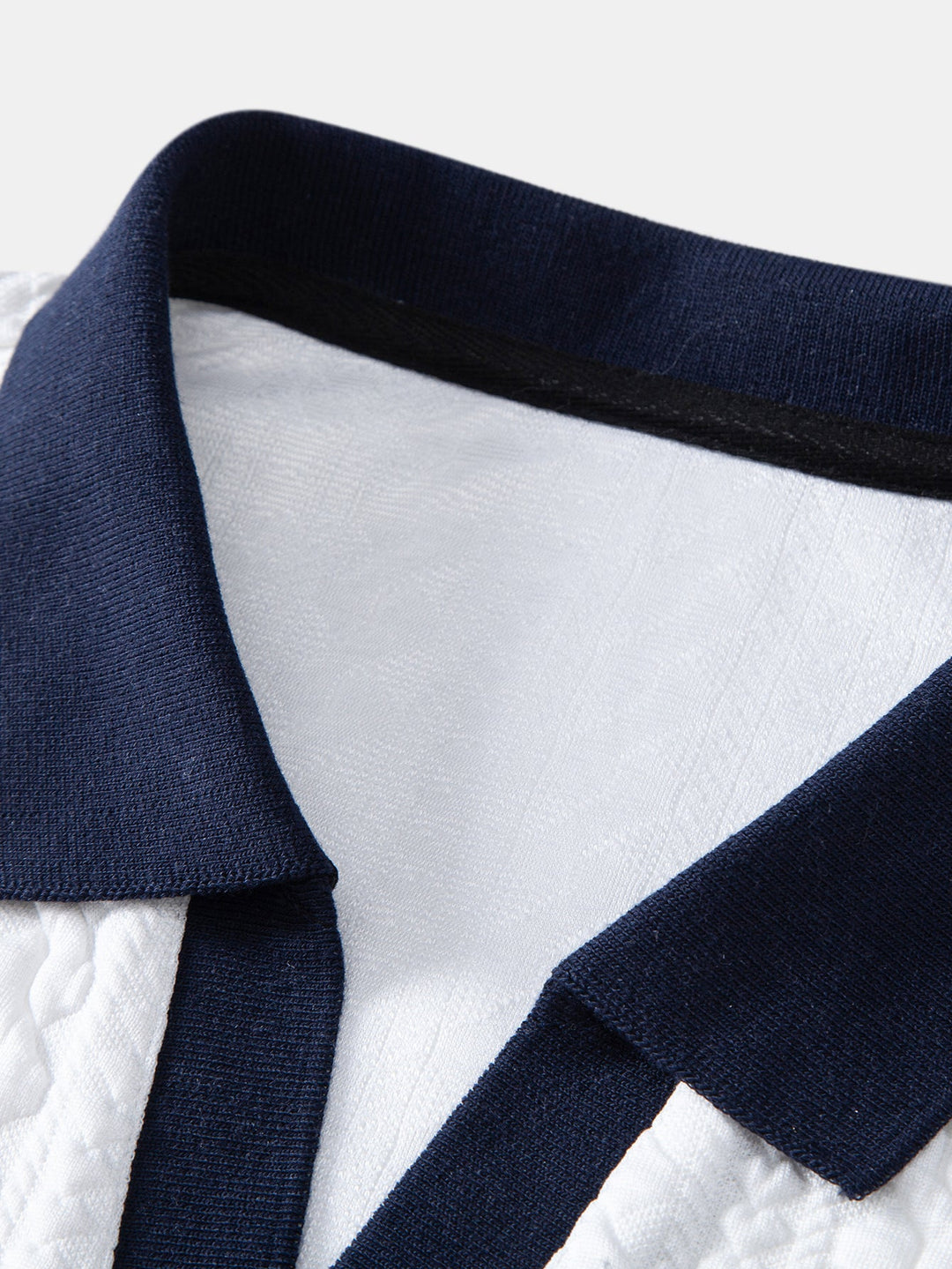 Contrast Jacquard Polo
