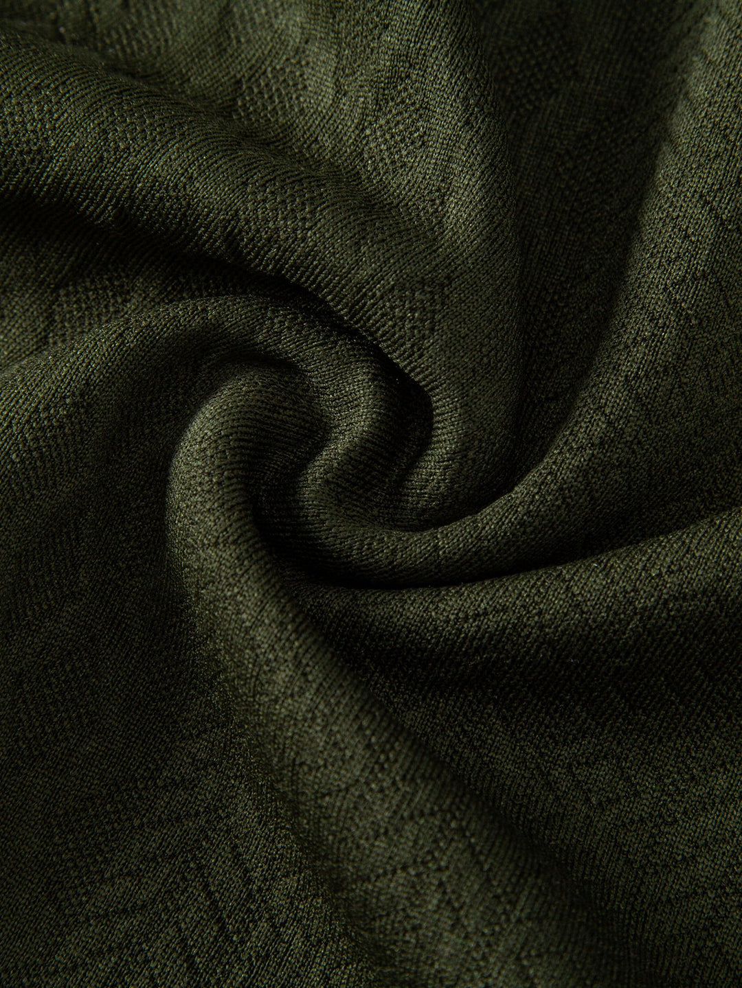 Geometric Jacquard Zipper Polo