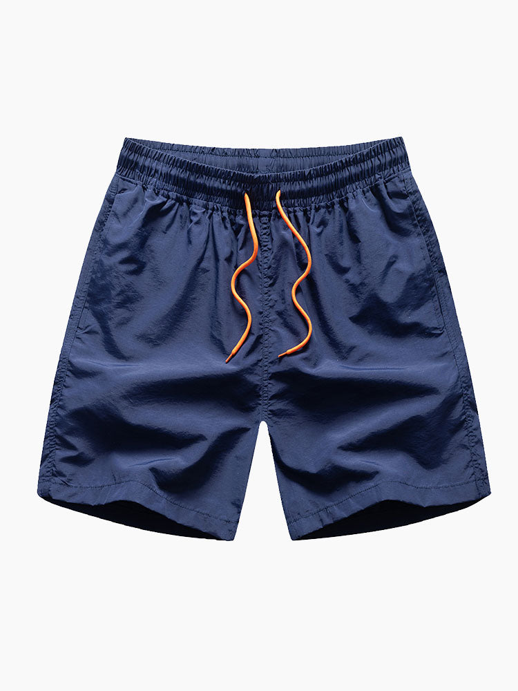 Island Sailing Print Knop-Up Shirt & Zwemshorts