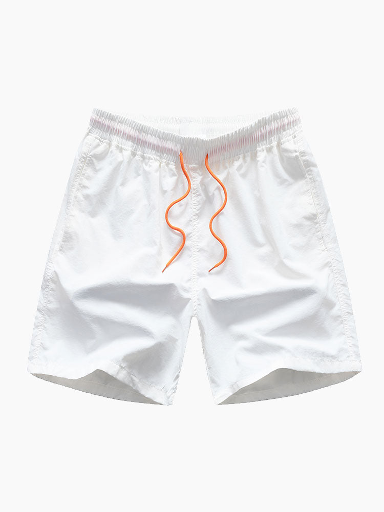 Paisley Print Knop-Up Shirt #Willekeurig patroon ontwerp# & Zwemshorts