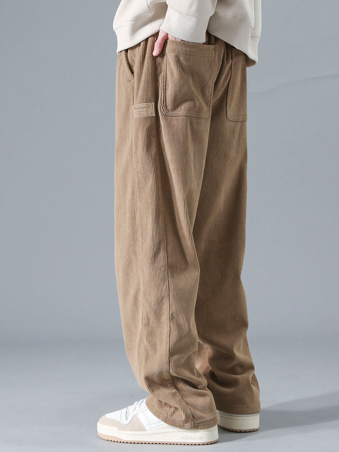 Rechtafstaande Corduroy Broek