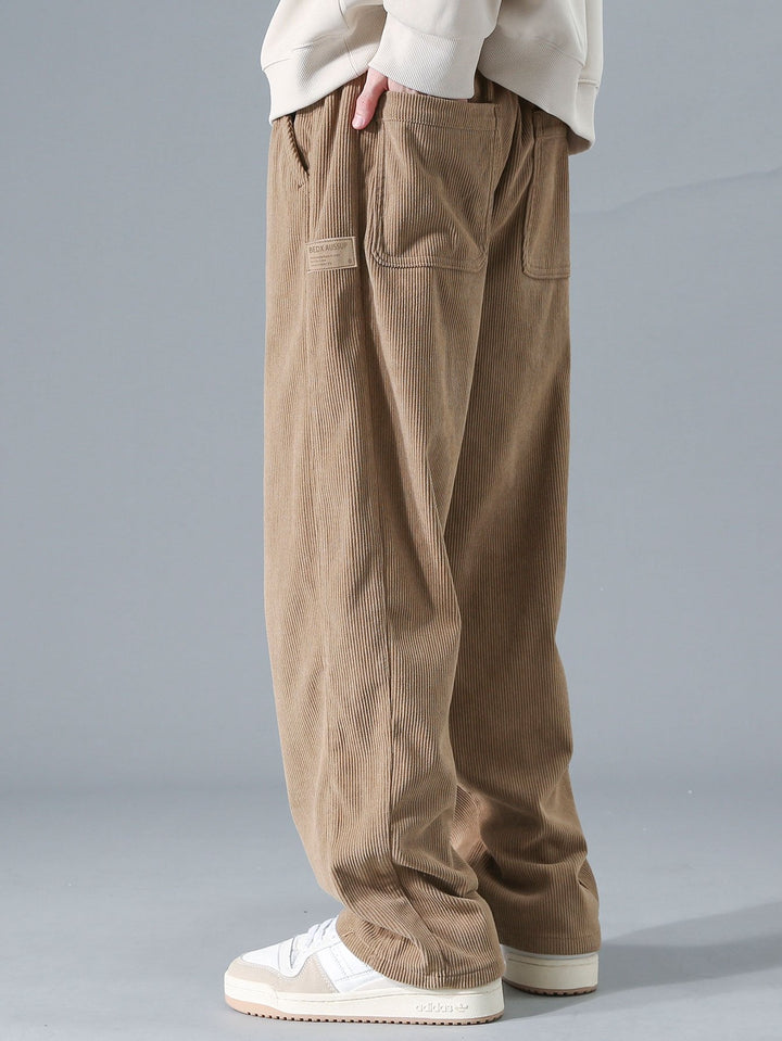 Rechtafstaande Corduroy Broek