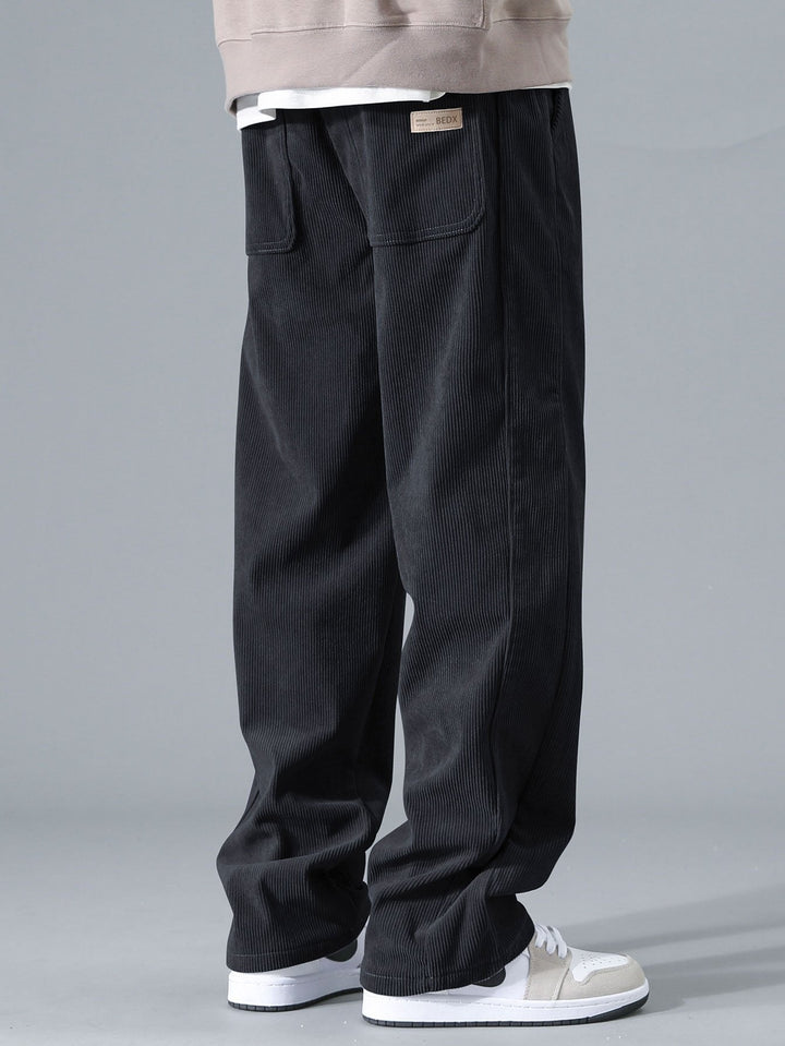Rechtafstaande Corduroy Broek
